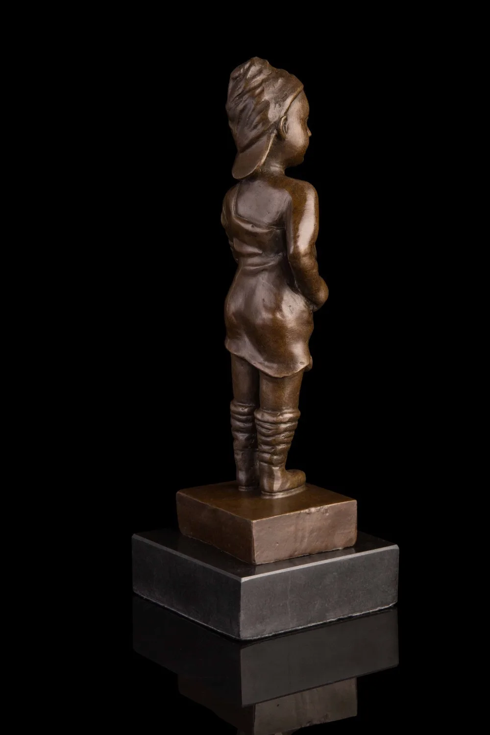 Искусство ремесла Медь Горячая продажа Бронзовая статуя детская скульптура