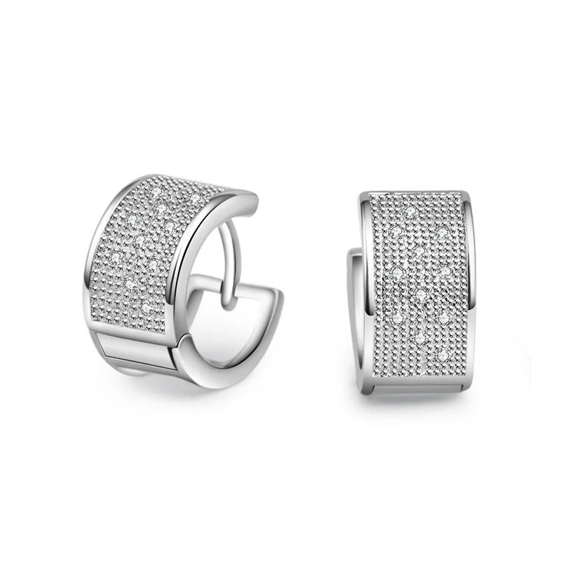 

925 Sterling Silver Shiny Zircon New Fashion Design Drop Earrings for Women Jewelry Christmas Gift Hot Sale Wholesale