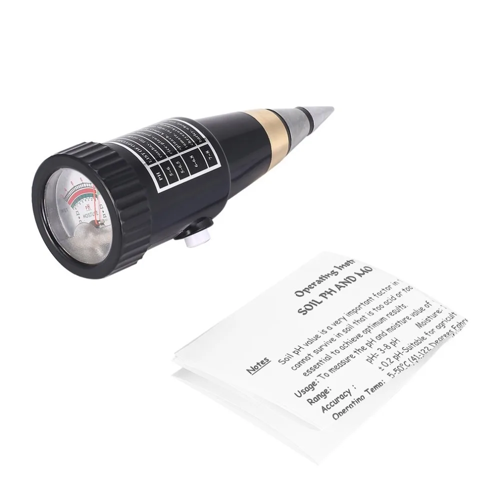 Измеритель PH почвы тестер зонд влажности измерение анализа для садовых растений