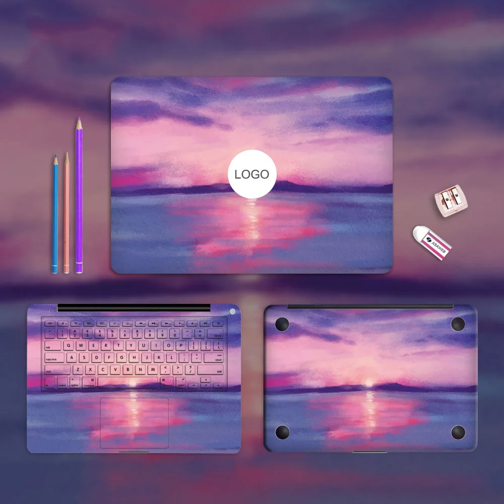 Наклейки для ноутбука виниловые наклейки macbook pro air 2018 13 11 6 12 15 3 дюймов 4