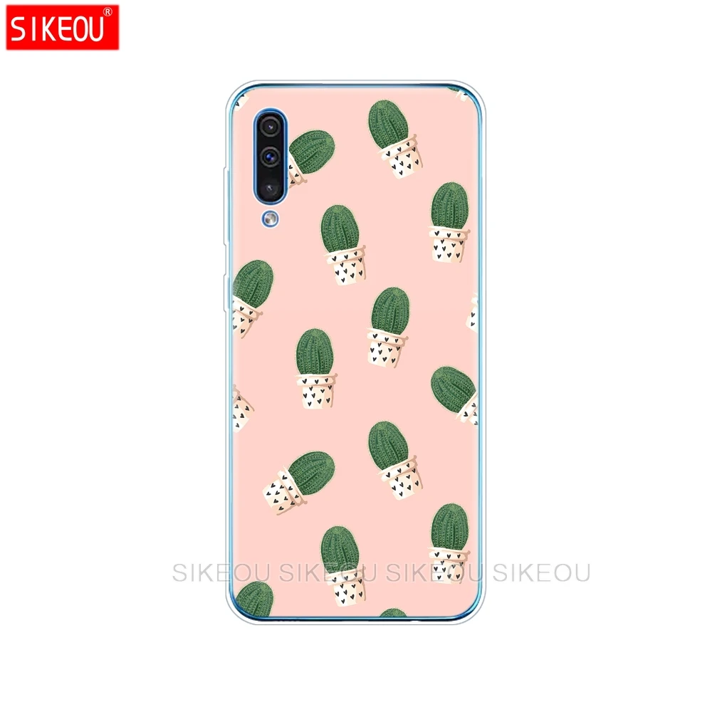 Для samsung Galaxy A50 силиконовый прозрачный Футляр задняя крышка чехол для телефона для samsung A50 A505 A505F SM-A505F мягкий чехол 6,4 - Цвет: 33959