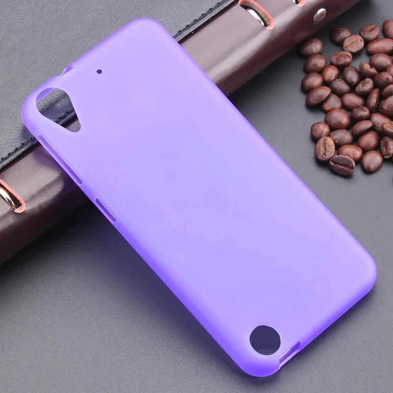 Гелевый тонкий мягкий Противоскользящий чехол из ТПУ задняя крышка для HTC Desire 530 /