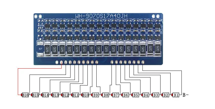 16S 48v lifepo4 balancer board balncing full charge battery balance board|charging board|board boardboard |