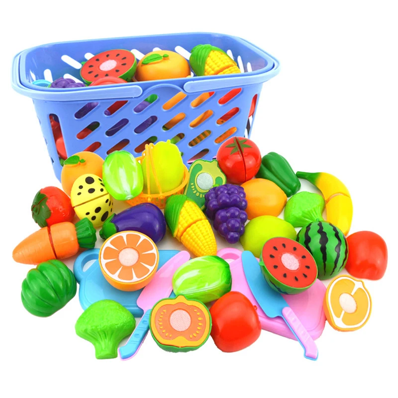 Пластиковые Кухонные Игрушки для фруктов и овощей 6 шт./компл. косплей