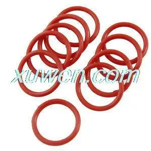 

10 x Red Silicone O Ring Oil Seals Gaskets Washers 20mm x 2mm