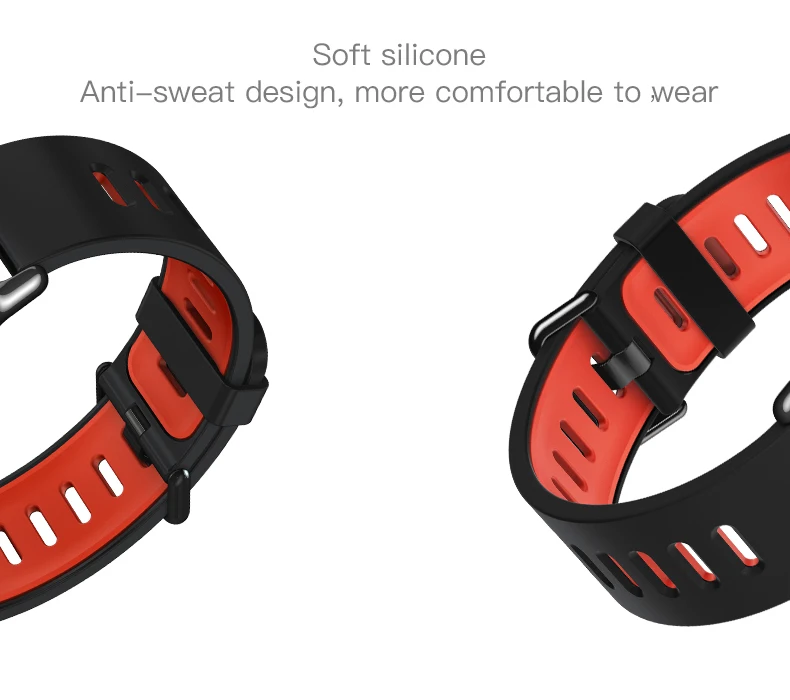 Для amazfit GTR 47 мм спортивный силиконовый ремешок для Xiaomi Huami Amazfit PACE умные часы correa для Amazfit Stratos3