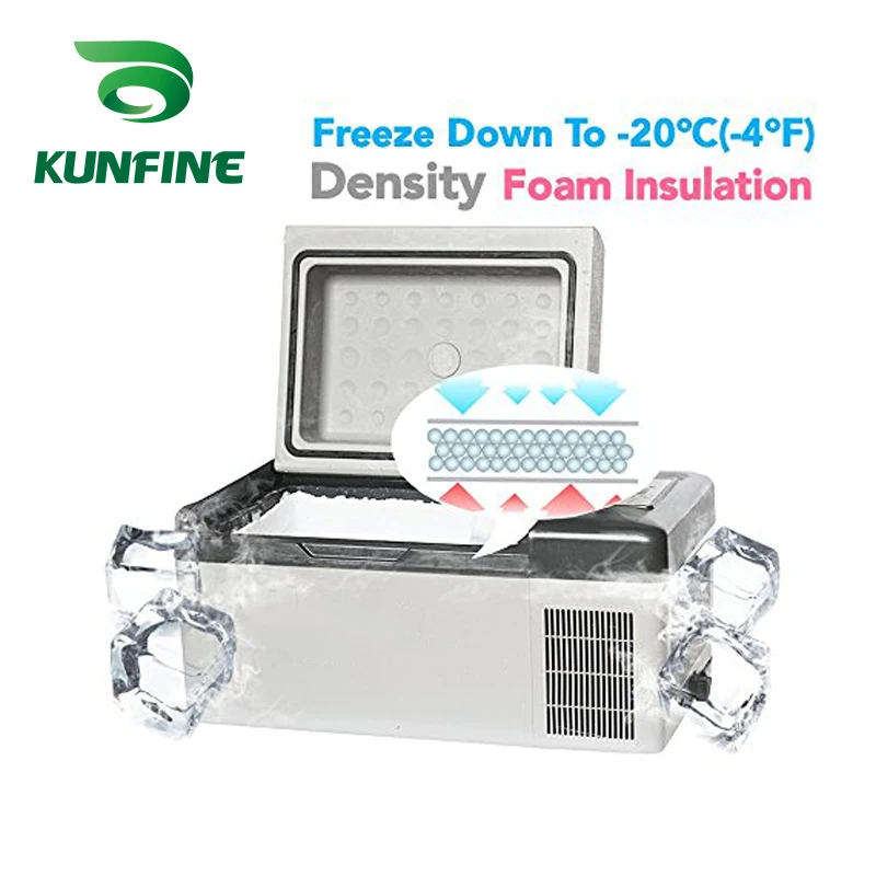 12-24V DC 110-240V AC автомобильный холодильник 20L Многофункциональный холодильник автомобильный переносной холодильник морозильник охладитель серый низкая энергия