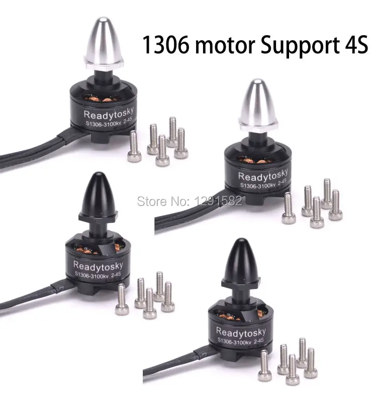 Мини S1306 1306 3100kv миниатюрный бесщёточный электродвигатель/мини 20A BLHeli-s 2-4S ESC для RC 80