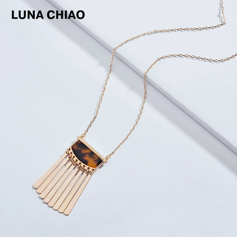 Ожерелье женское LUNA CHIAO акриловое металлическое