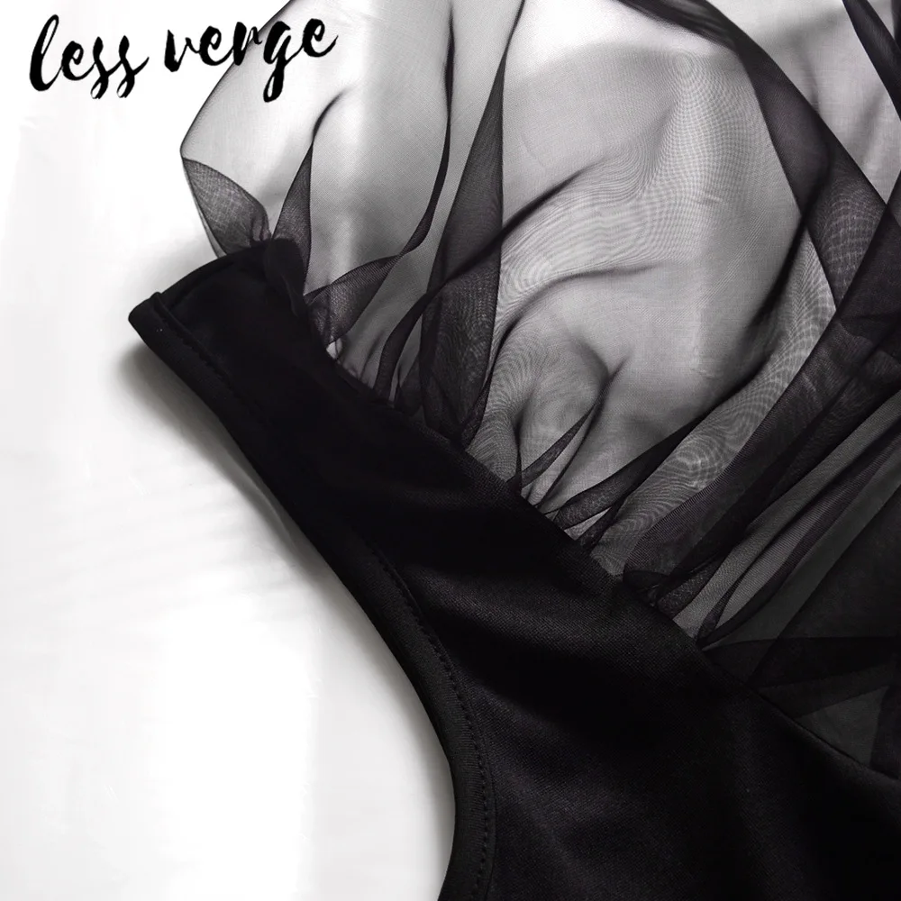 Lessverge черная блузка с длинными рукавами и пышными женская рубашка круглым