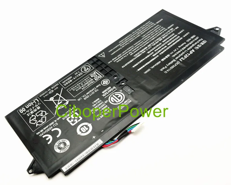 Оригинальный аккумулятор AP12F3J для 13 3 &quotультрабука S7 S7-391 2ICP3/65/114-2 7 4 V 4680 mAh/35WH |
