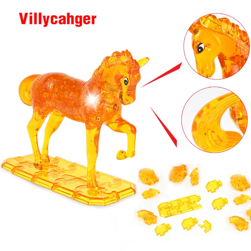 13 5 см x 16 3D головоломка DIY модель Buliding игрушка детское домашнее украшение желтая