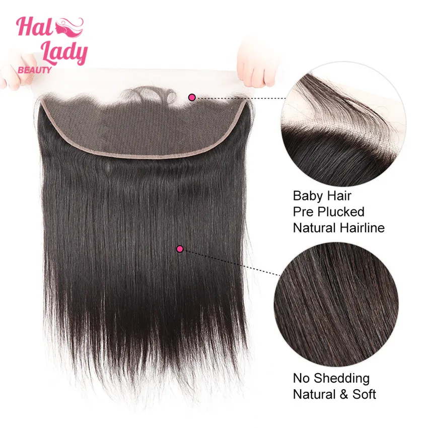 Halo Lady Beauty 13X4 для ушей кружевные фронтальные с детскими волосами prepucked свободная