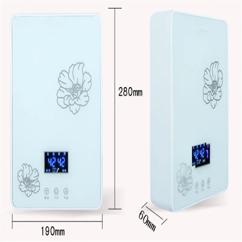 7000W Instant Electric Tankless Water Heater Instantaneous Heating Fast 3 Seconds Hot Shower | Бытовая техника