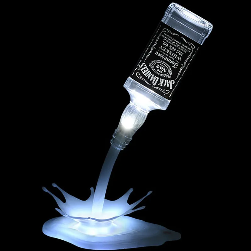 3D лампа USB LED заливная винная ночник Высокий конец настольная бутылка для вина