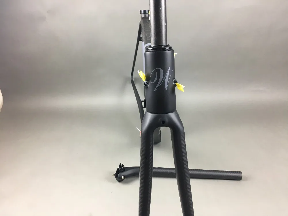 Популярный дизайн FASTERWAY PRO серый с серыми наклейками карбоновая рама для