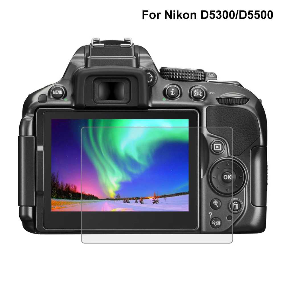 ЖК-защита для Nikon D7100/D7200/5300 камера 9H поверхность твердое закаленное оптическое стекло HD ультратонкий 9H ЖК-защита для экрана камеры