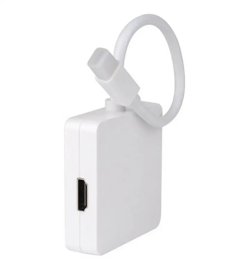 50 шт./лот 3 в 1 Mini displayport DP Thunderbolt к DVI VGA HDMI конвертер адаптер кабель Для iMac Pro Air Book