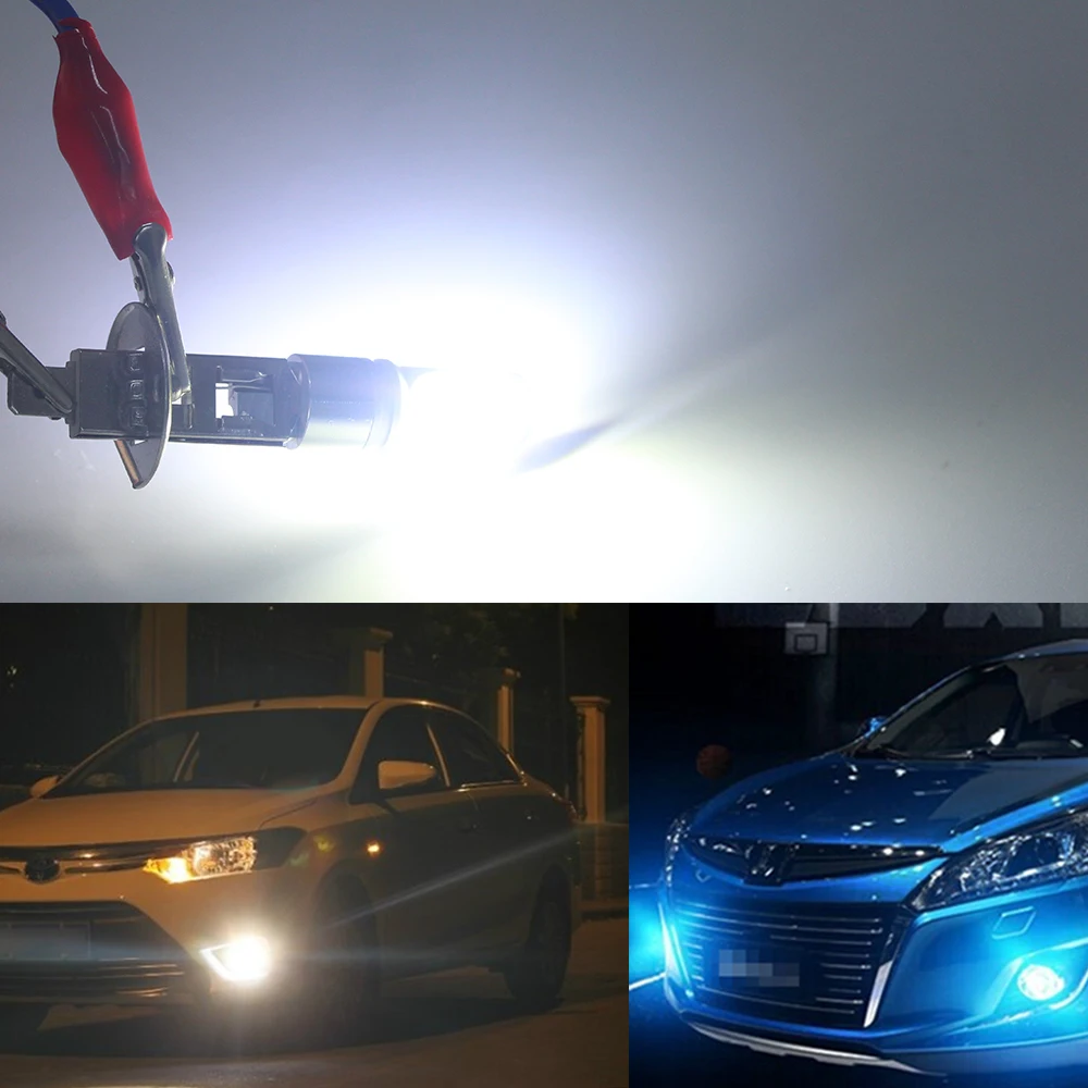 DXZ 1X лампочка h1 12V для автомобиля авто светодиодные противотуманные фары Дневные