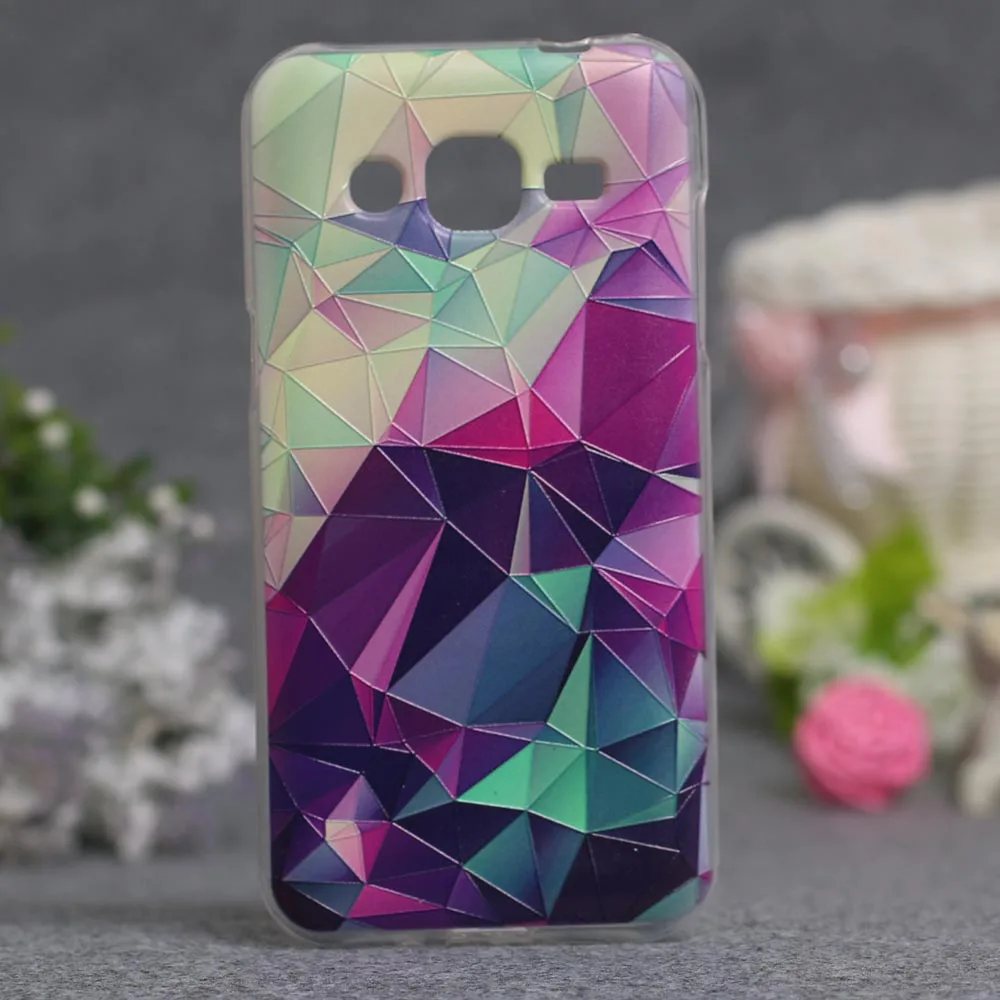 Силиконовый мягкий защитный чехол для samsung j2 2015 роскошные чехлы с 3D-принтом Samsung