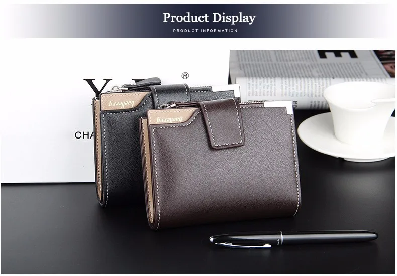 Бренд Baellerry, мужской кошелек, кожаные мужские кошельки, кошелек, Короткий Мужской клатч, кожаный кошелек, мужская сумка для денег, гарантия качества