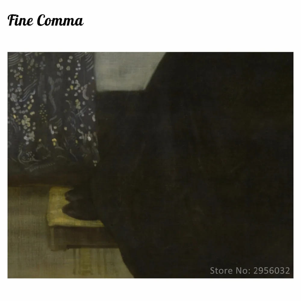 Композиция для матери свистлера в сером и черном цветах № 1 Джеймс макнилл