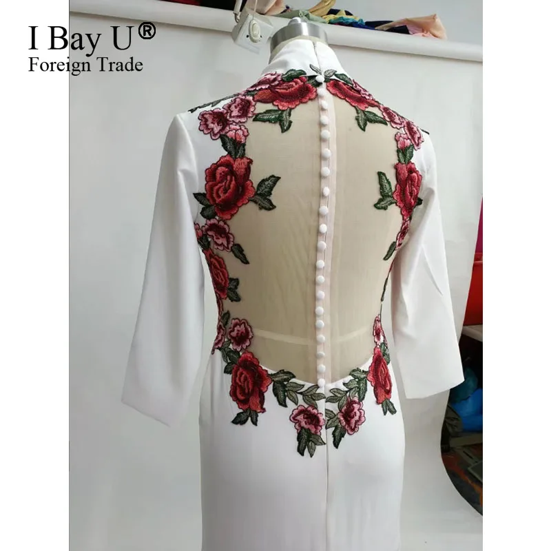 Настоящая роскошь цветок Кружево вечерние платья 2017 В Средства ухода за кожей