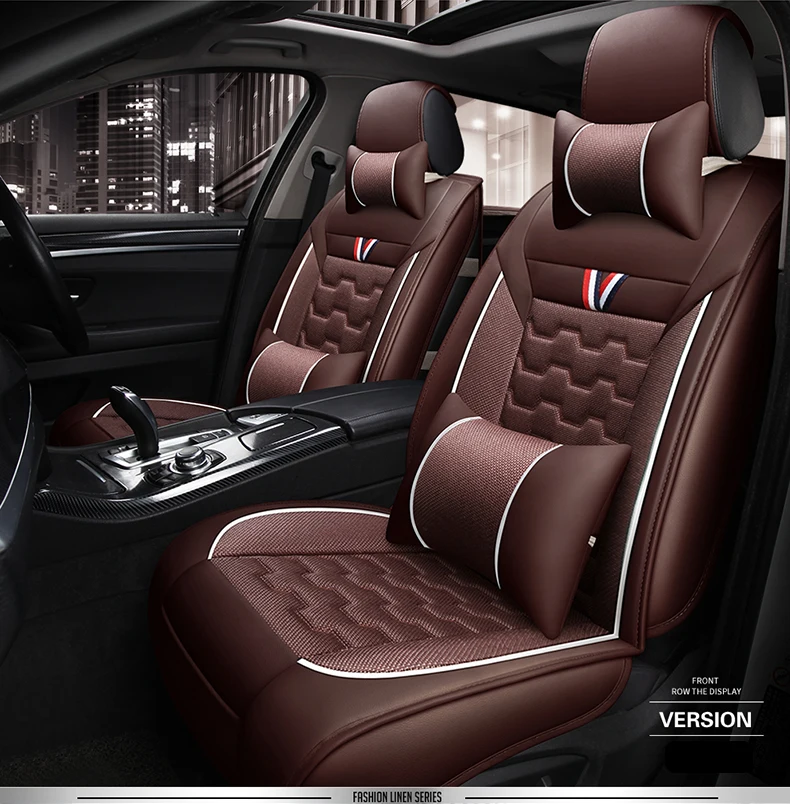 Ультра-роскошный чехол для автокресла, подушка для автокресла для Ford Edge Mondeo Ecosport Focus kuga, Land Rover Freelander 2 Most Sedan& SUV