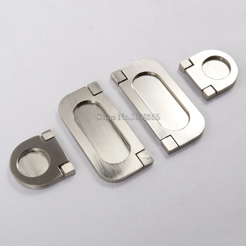 10 шт./лот ручки для выдвижных ящиков шкафа из сплава цинка скрытые утопленные