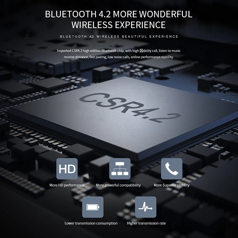 AWEI T1 TWS Bluetooth наушники, настоящие беспроводные наушники, мини наушники в ухо с микрофоном, стерео гарнитура для телефона iPhone