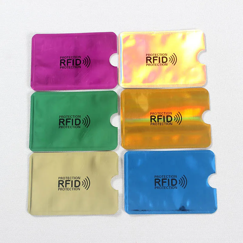 3 10 шт. Анти Rfid кошелек Блокировка ридер замок банк держатель для карт Id банковский чехол для карт Защита металлический кредитный держатель для карт Алюминий - Цвет: 3