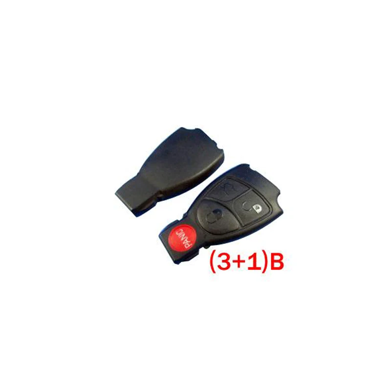 Для Benz Smart Key Shell 3 + 1 кнопки без пластиковой платы | Автомобили и мотоциклы