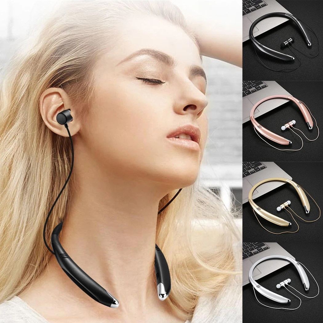 Новинка 4 цвета V8 Беспроводной Bluetooth наушники магнит Встроенный микрофон шейным