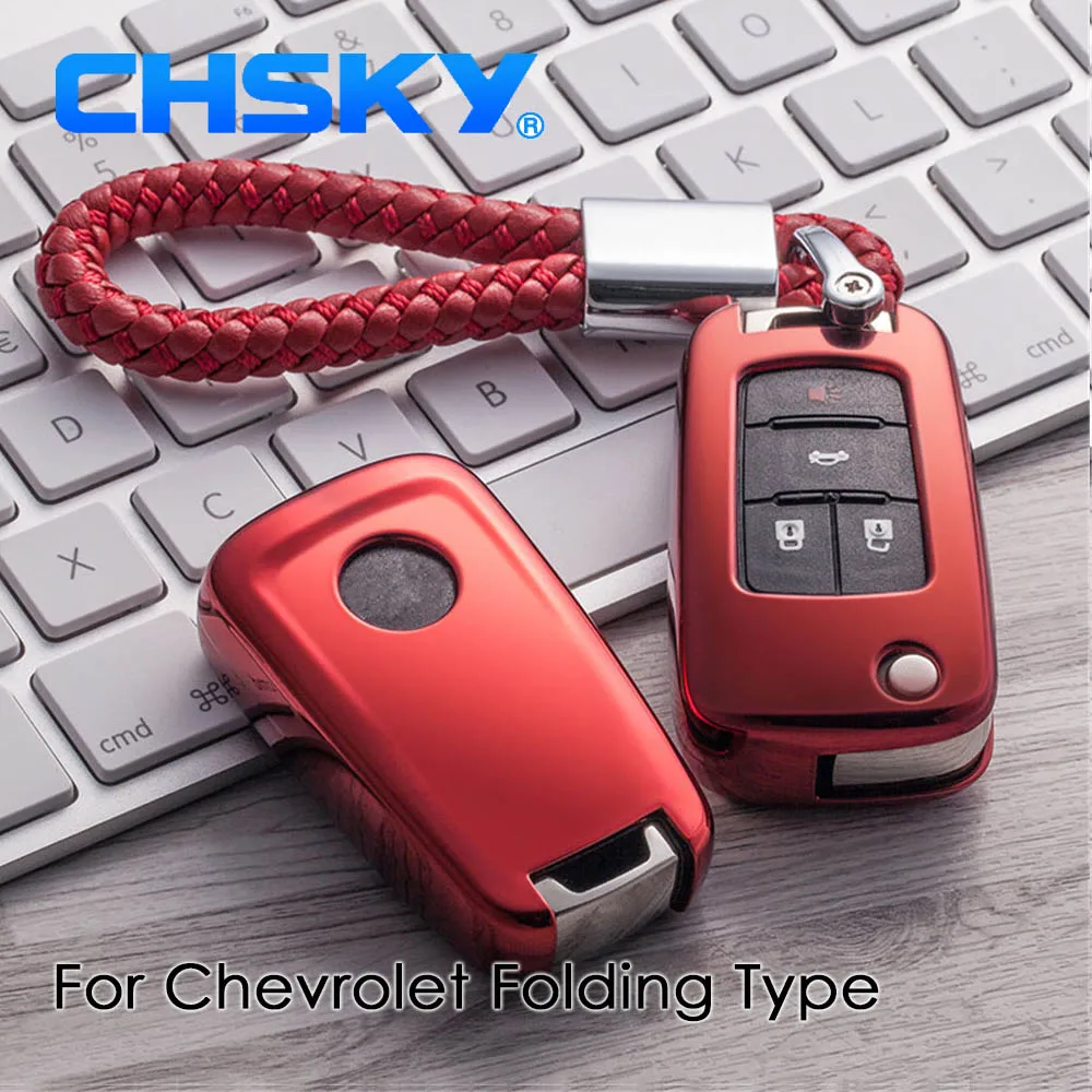 CHSKY TPU чехол для автомобильных ключей Chevrolet Cruze Aveo TRAX Opel Astra чехлы брелок