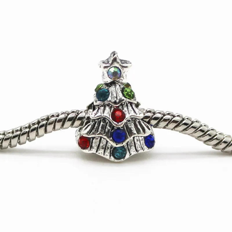 2 шт. бесплатная доставка античный посеребренный сплав с большим отверстием