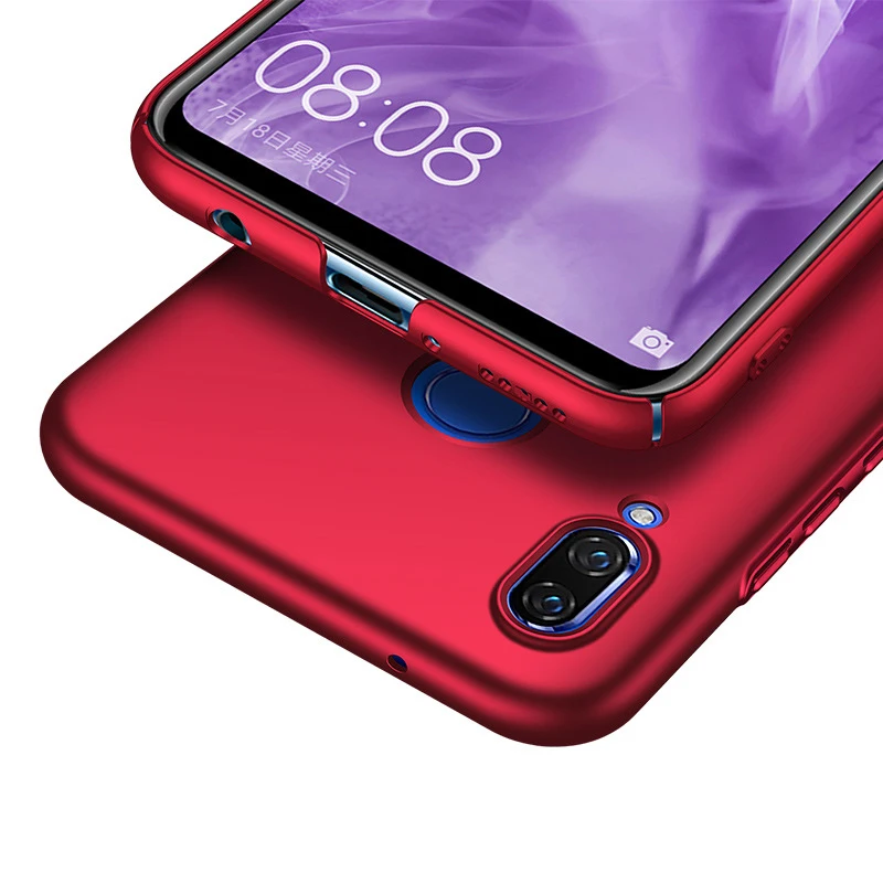 Nova 3 чехол для Huawei Mofi 3i ПК Жесткий задний Чехол однотонный чистый тонкий Nova3 Nova3i |