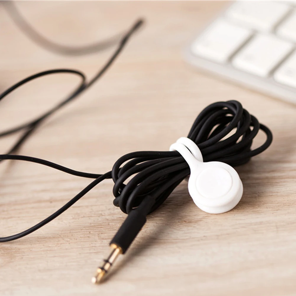 3/6 шт. магнитный держатель для наушников с зажимом