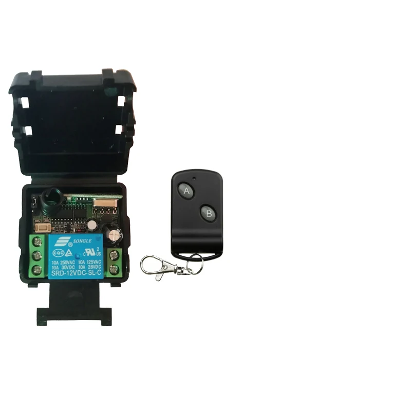 DC12V 24V 1CH 1 CH 10A беспроводной переключатель системы дистанционного управления приемник + Кошачий глаз передатчики ворота двери гаража/окна
