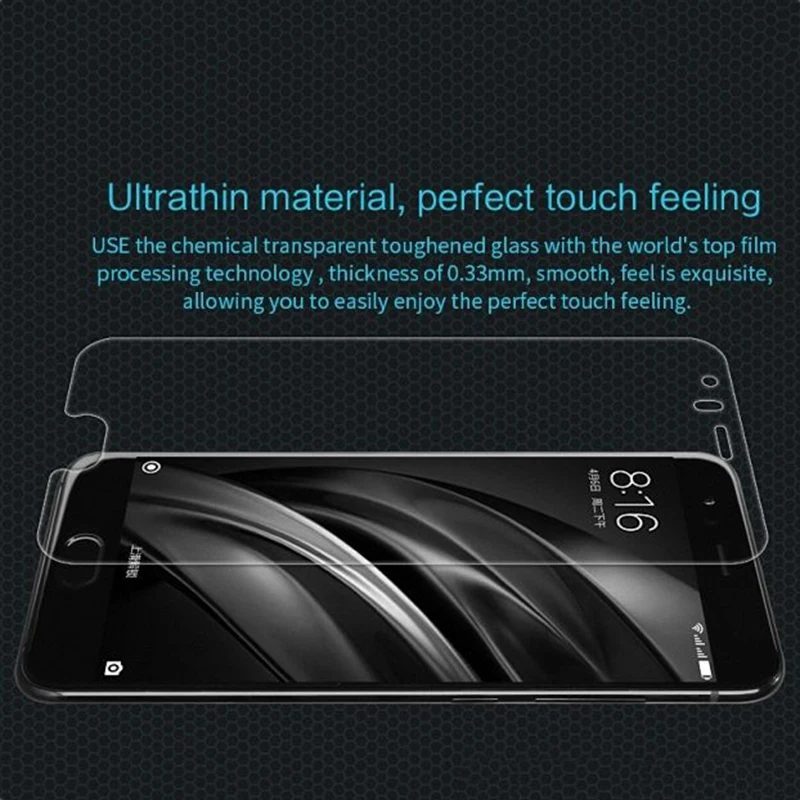Zerosky 2.5D 0 26 мм 9H закаленное стекло премиум класса для Xiaomi Mi6 Mi 6 M6 защита экрана