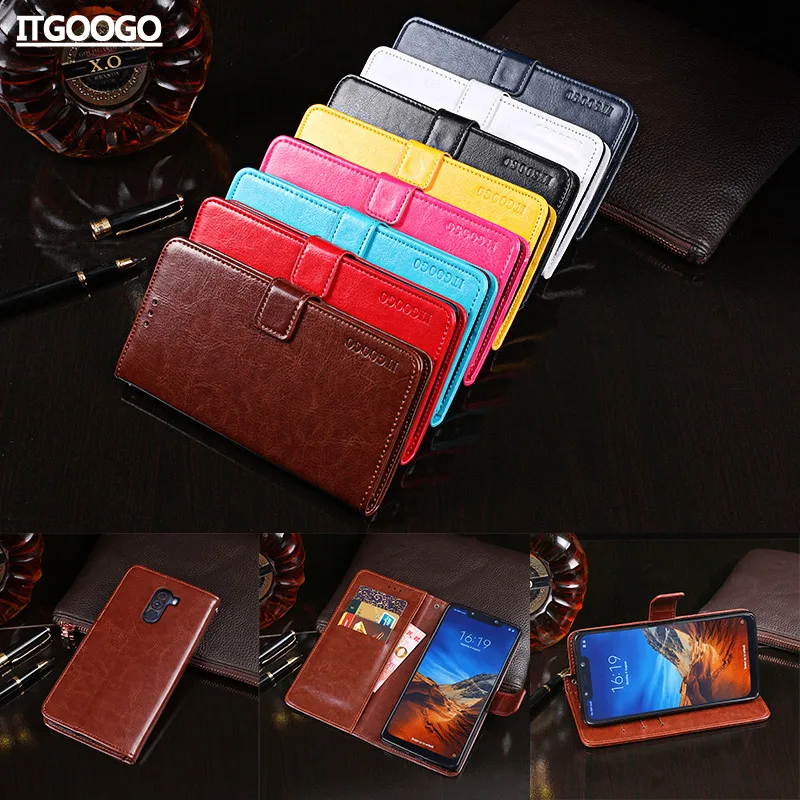 Чехол для Xiao mi Pocophone F1 кожаный чехол Red Note 6 5 Pro 4X5 Plus S2 6A 5A 4A телефона 8 SE 6X A2 Lite|leather