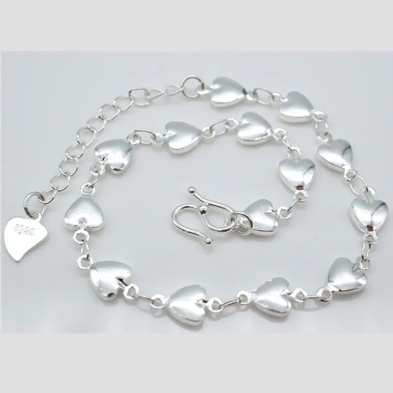 Милые женские ювелирные изделия модные браслеты из стерлингового серебра 925