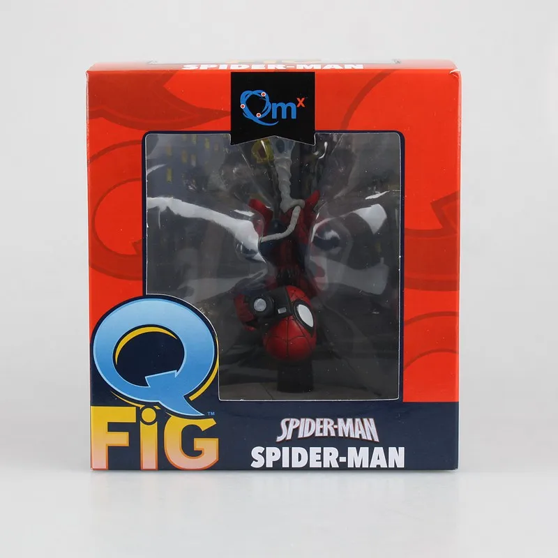 14 см Marvel QMx Удивительный Человек паук ПВХ экшн фигурка Q Fig Diver. Коллекционная