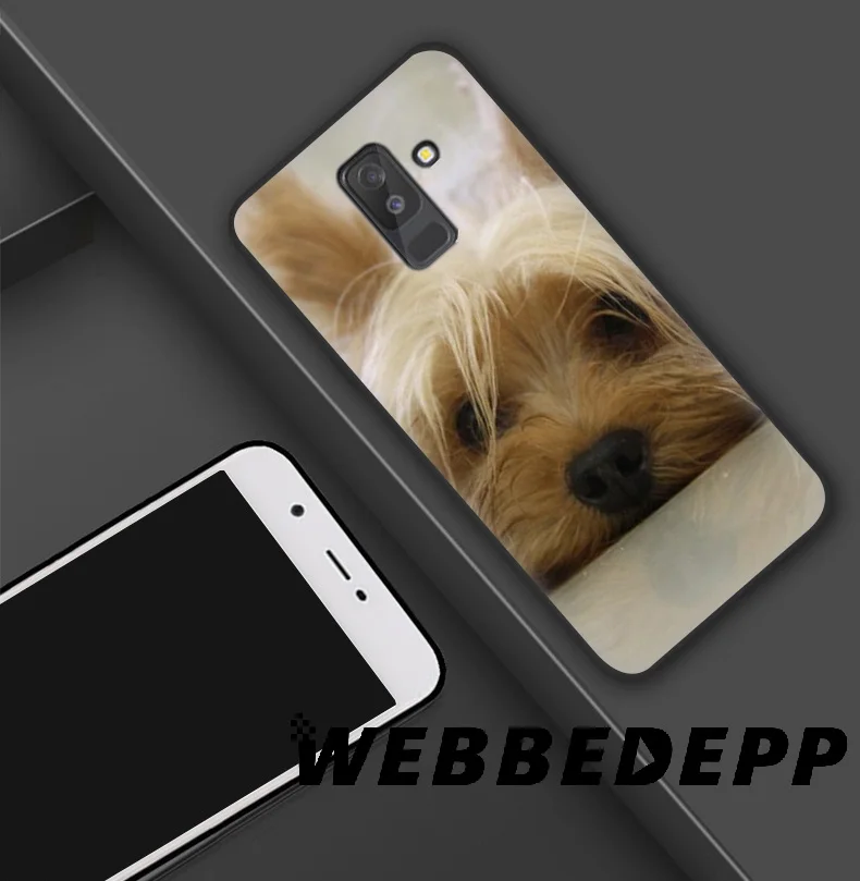 WEBBEDEPP йоркширский терьер собака Модный мягкий силиконовый чехол для Samsung Galaxy A9 A8 A7