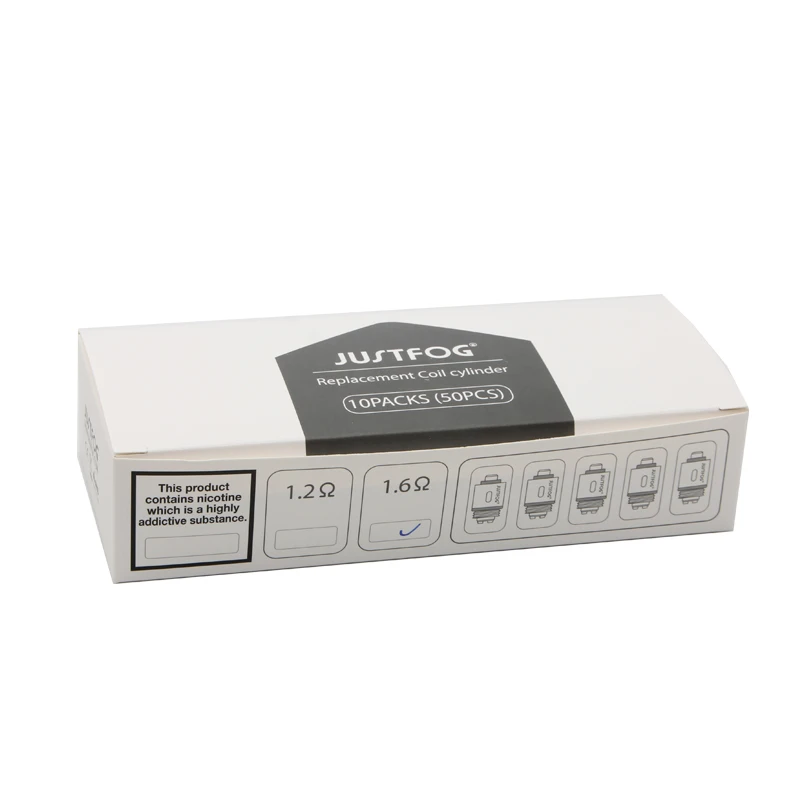 Оригинальная катушка JUSTFOG Q16 сменные головки для C14 G14 S14 Q14 P16A P14A 10 шт.-20 шт. 1 2 Ом |