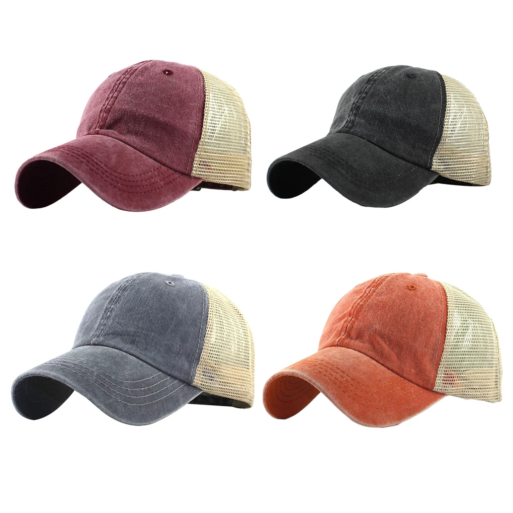 Бейсболка в Корейском стиле для мужчин и женщин повседневная сетчатая Кепка