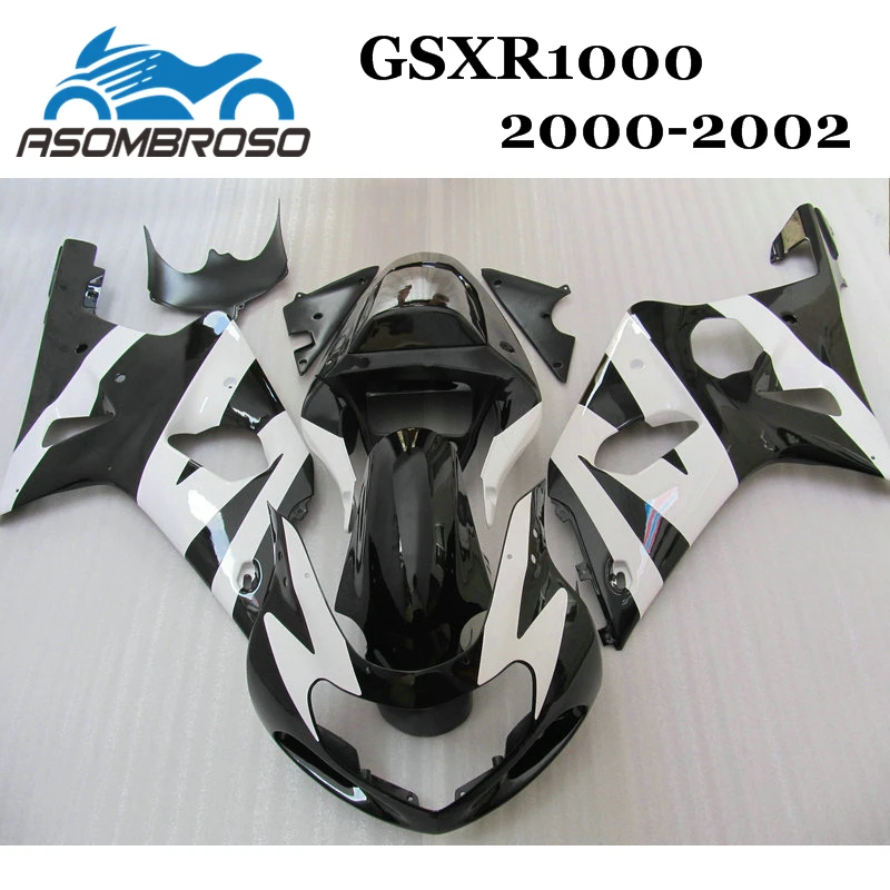 

Комплекты обтекателей на вторичном рынке для 2000 2001 2002 Suzuki K2 GSXR1000 00 01 02 GSX R1000 белые черные Обтекатели из АБС-пластика для мотоцикла кузов