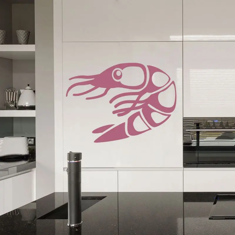 Суши Стикер Стены Ресторан Японская Еда Наклейка Плакат Винил Арт Наклейки Декор