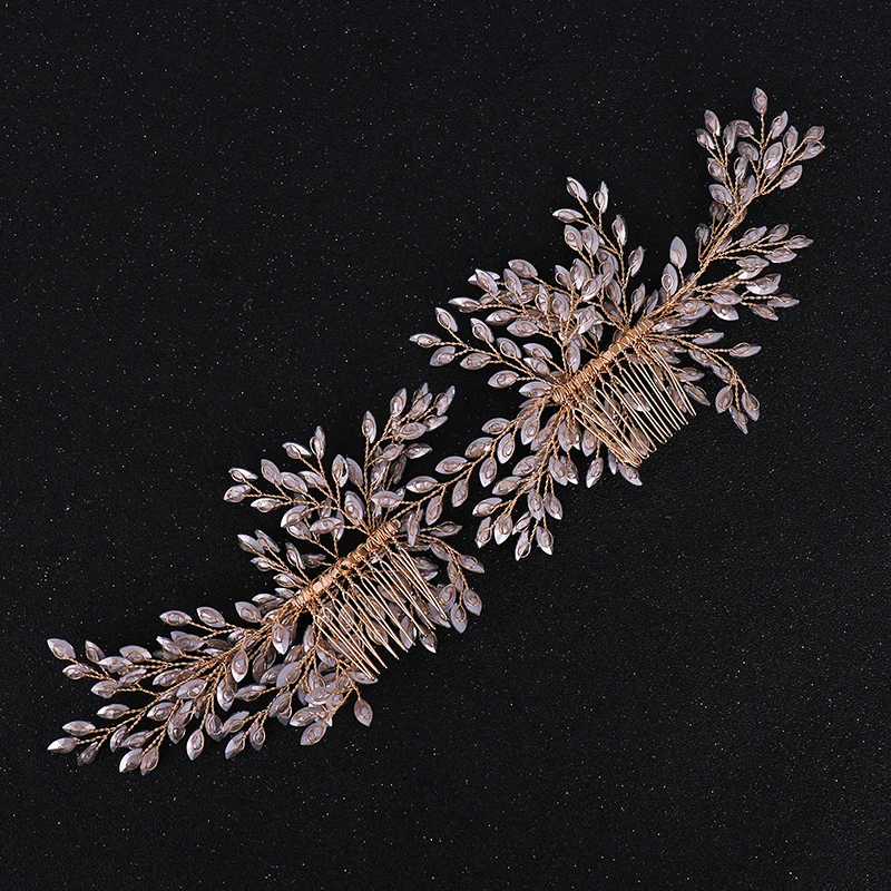 Тиара золотого и серебряного цвета ювелирные изделия для волос свадебный