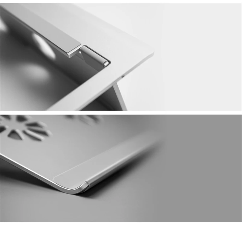 Портативный металлический держатель для ноутбука Macbook Air Pro 11 12 13 15 lenovo алюминиевый сплав складной охлаждающий кронштейн для ноутбука