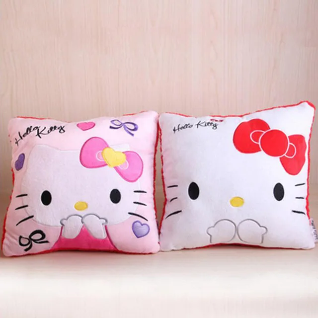 Детская плюшевая игрушка, мультяшная подушка hello kitty, подушка для малышей, детская мягкая игрушка, подарок на Рождество, день рождения